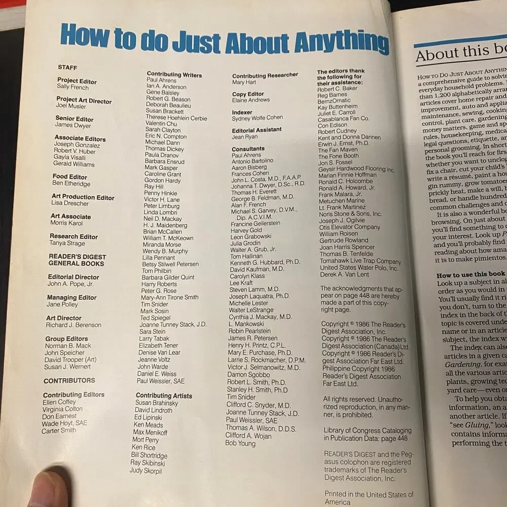 How to Do Just About Anything: A Money-Saving A-To-Z Guide to over 1